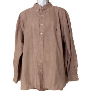 Ralph Lauren Big & Tall Long-Sleeved Woven Button-Down Shirt